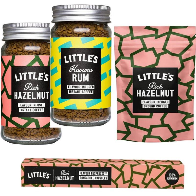 British Little Littles Instant Coffee Hazelnut Rum Bun Instant Coffee