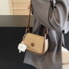 Super Popular Women's Bag 2025 New Trendy Spring/Summer Vintage Small Square Bag Fashionable Niche Versatile ins Shoulder Crossbody Bag