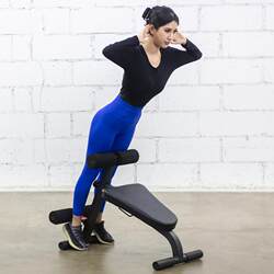 Upper Oblique Waist Stretching Roman Chair Back Hyperextension Dumbbell Bench Supine Board Abdominal Board Waist Back Strength Training Fitness Equipment