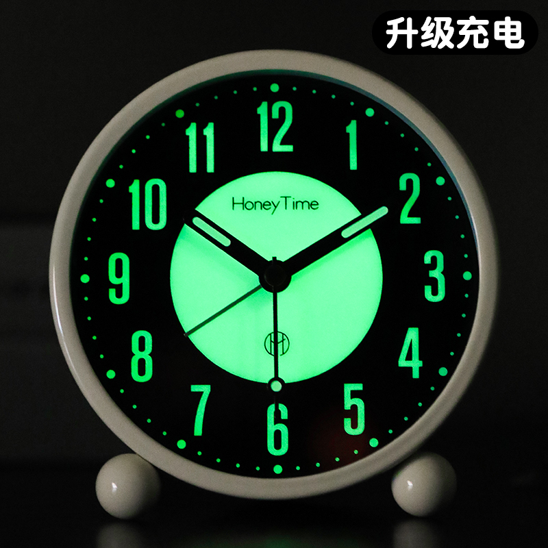 照亮清晨的秘密：初中生专属夜光充电闹钟