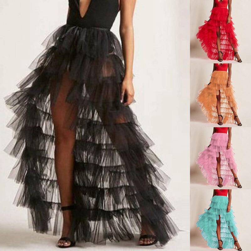 Flowing Mesh Pleated Cake Skirt Women's Flowing Mesh Pleated Cake Skirt Flowing Mesh Pleated Cake Skirt Women's Flowing Mesh Pleated Cake Skirt