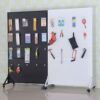 Perforated board vertical removable shelf storage jewelry display rack mobile shelf hardware tool storage artifact
