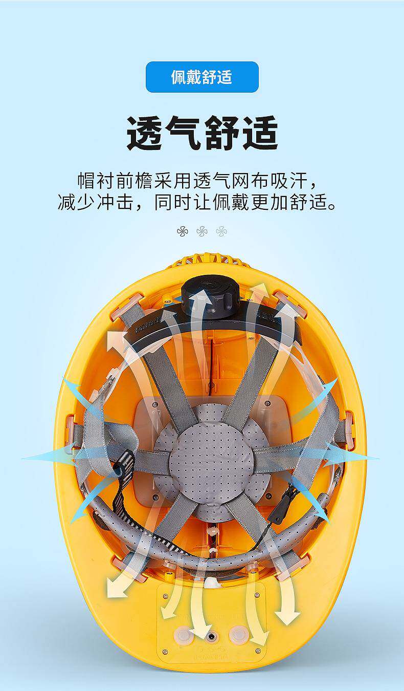 Фанаты Cap 太阳能安全帽带风扇可充电夏季空调制冷工地防晒降温帽子 MU/Wah/Sha