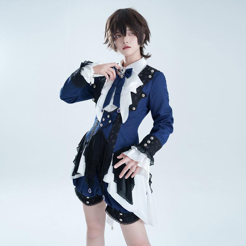 Moonlight Bear Chris Evil Son Original Lolita Prince Gay Boy Outfit Jacket Dress Pants Set Moonlight Bear Chris Evil Son Original Lolita Prince Gay Boy Outfit Jacket Dress Pants Set
