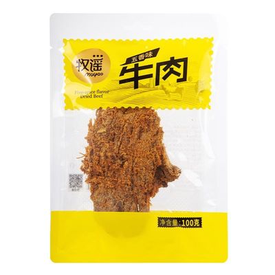 牧谣大块厚切五香100g袋装牛肉片