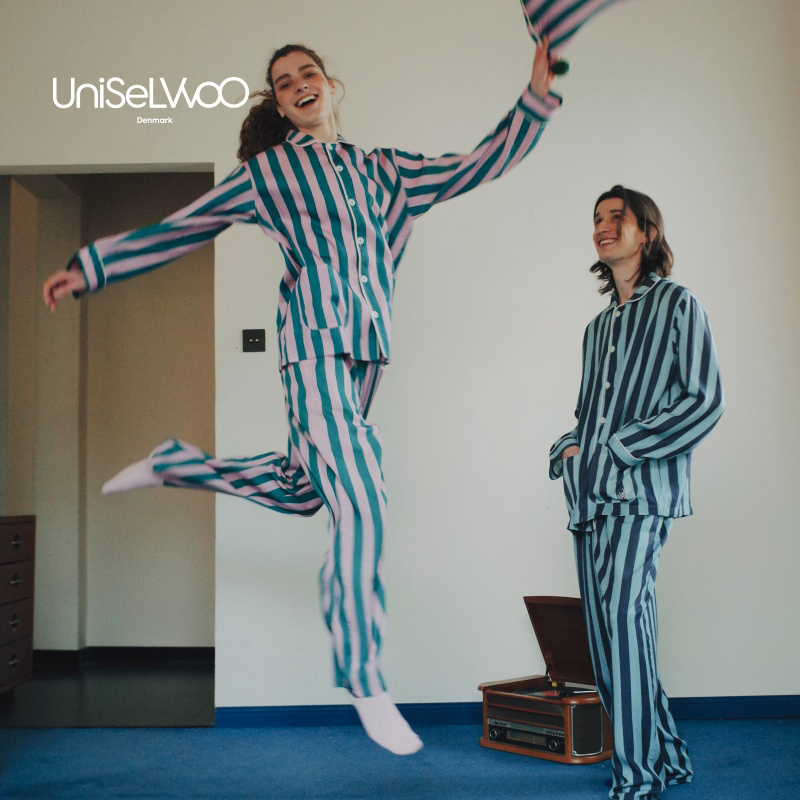 [Same Style as Peng Yuchang] Summer Women's Cool Tencel Pajamas, High-End Loungewear, Unisex Couple Pajamas