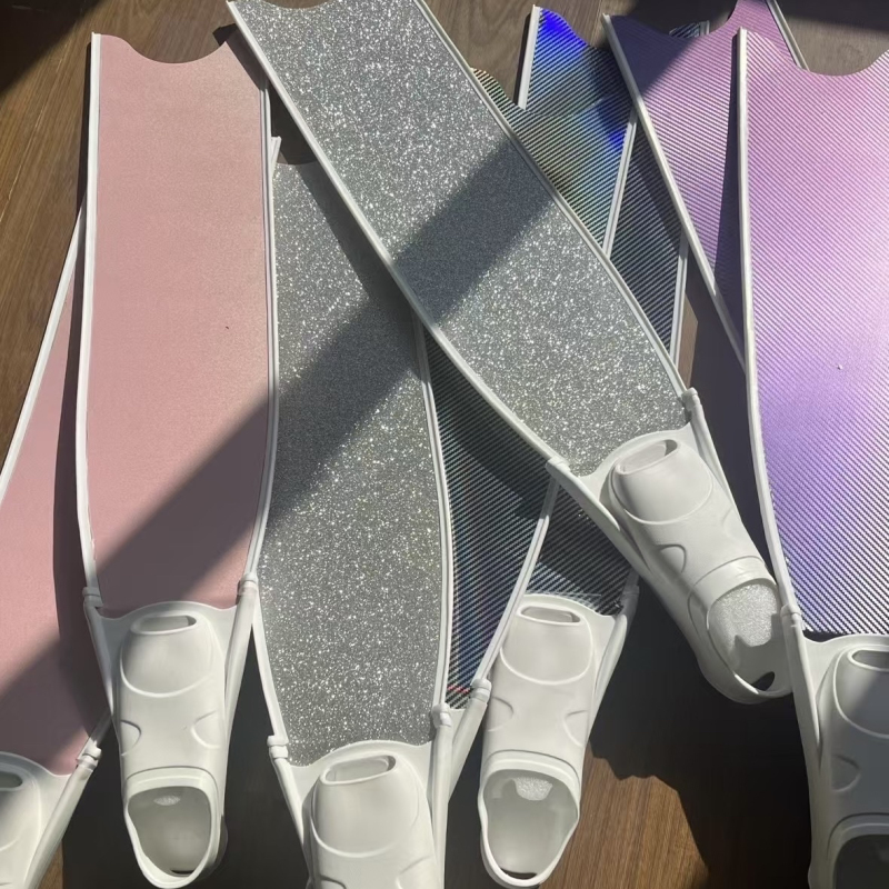 2026 Laminated Fiberglass Freediving Fins Long Fins Diving Shoes V3 C4 Professional Snorkeling Fishing Hunting Whale Watching