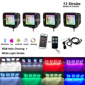 Ultra -Bright RGB Работающий свет белый свет мигает фантастическая вода Cree Светодиод частые выключенные светильники