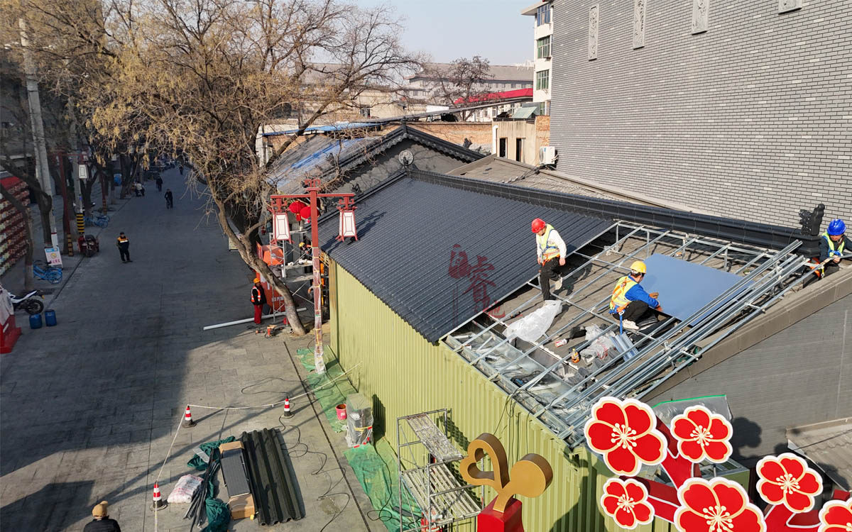 工程级仿古金属瓦：大型古建文旅项目的屋面优选