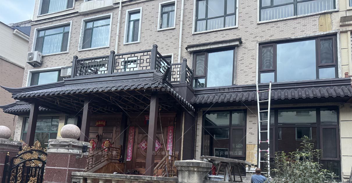 仿古铝合金门头