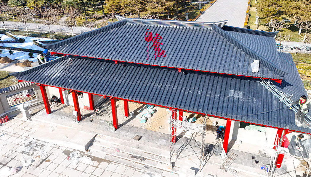 仿古连体铝瓦厂家