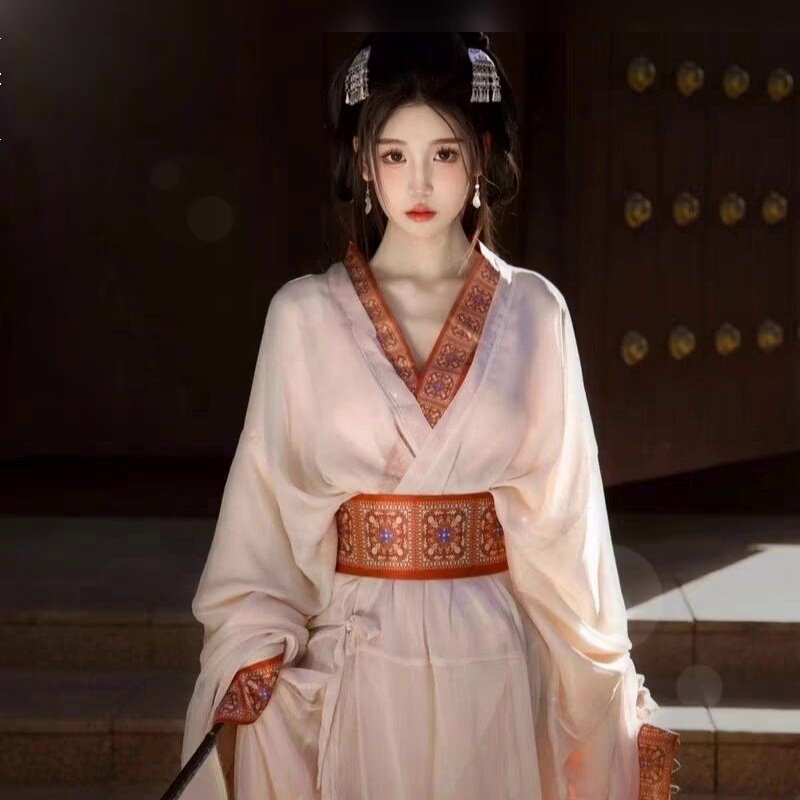 战国袍马山楚墓复原款汉服女托尾直裾大放量夏季款中国风古装女款_古风_淘宝游戏网