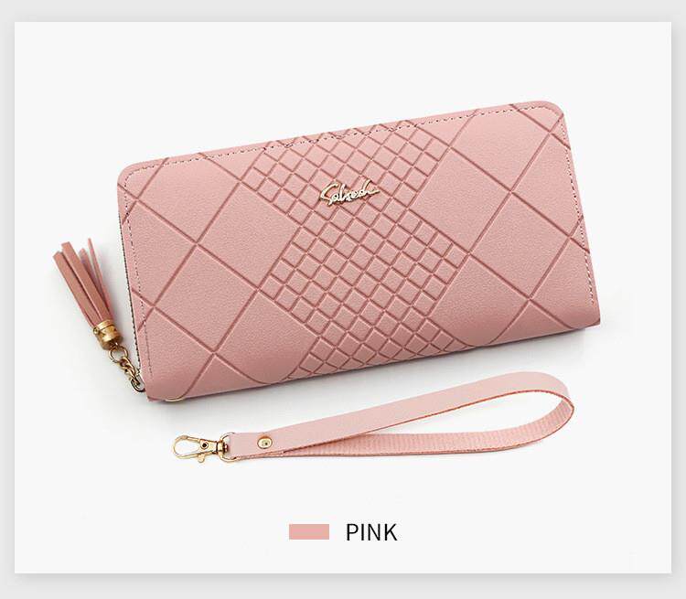 Zipper Money Coin Purse   Holder Long PU Leather Cl详情10