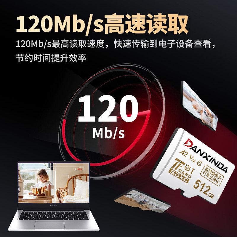 Suitable for Xiaomi Surveillance Camera Sd Memory Card 256g Storage Card Internal Memory Card Photography Loop Universal