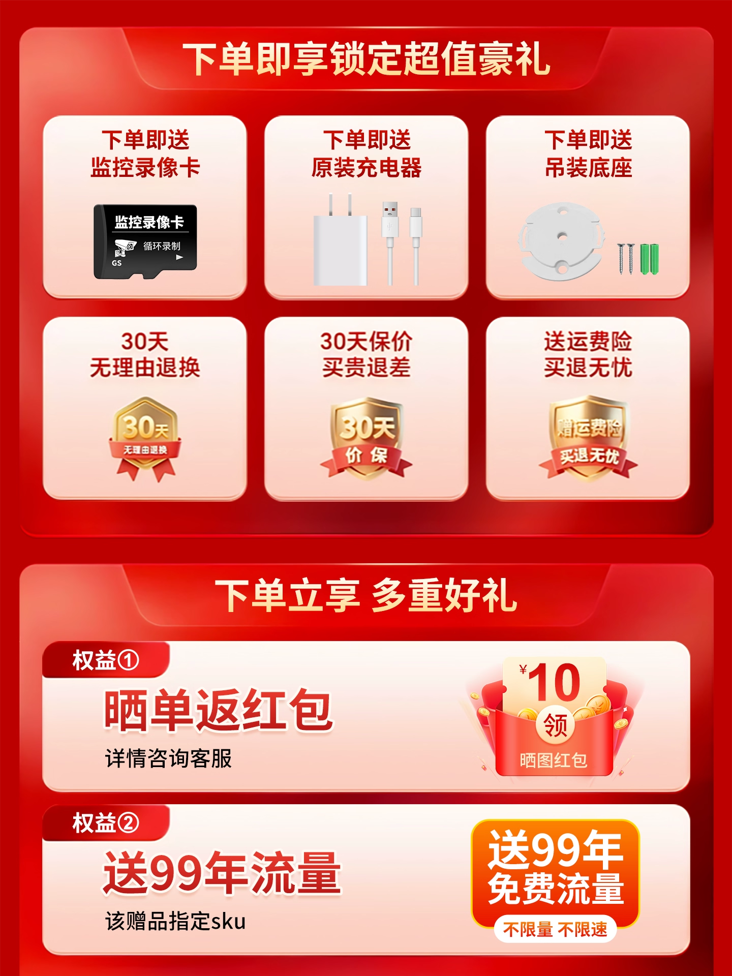 5g Camera for Home Use, Remote 360-Degree No-Dead-Angle Indoor High-Definition Home Ai Smart Video Recorder Surveillance