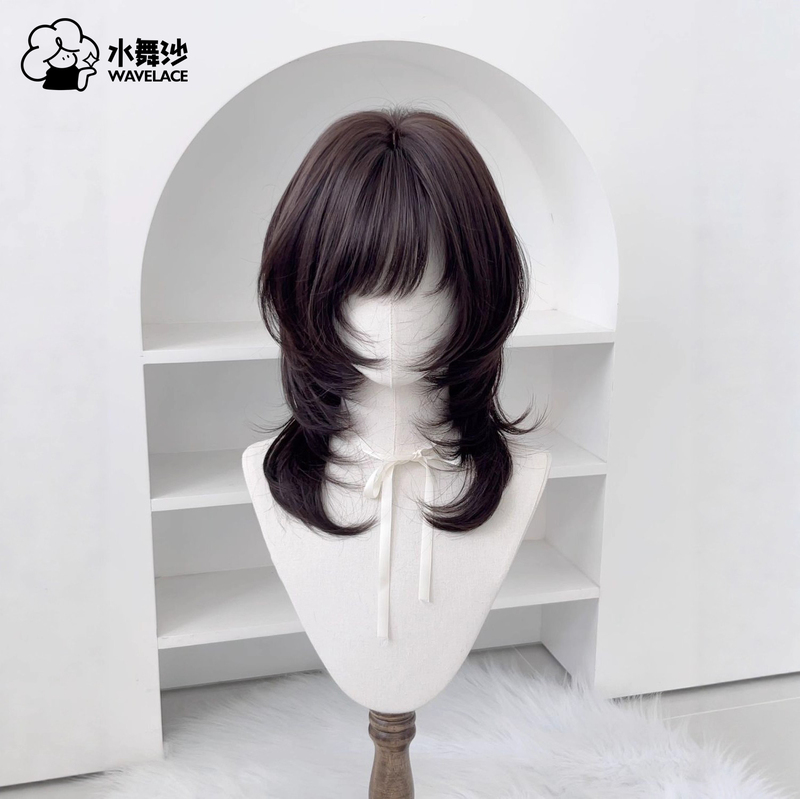 Vintage Baby】Water Dance Sand Wig for Women, Japanese High-End Jellyfish Hair Lolita Daily Wear Collarbone-Length Full Wig Vintage Baby】Water Dance Sand Wig for Women, Japanese High-End Jellyfish Hair Lolita Daily Wear Collarbone-Length Full Wig