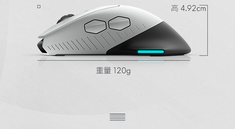 Alienware/外星人AW610M无线游戏鼠标 双模电竞鼠标 RGB高端外设插图14