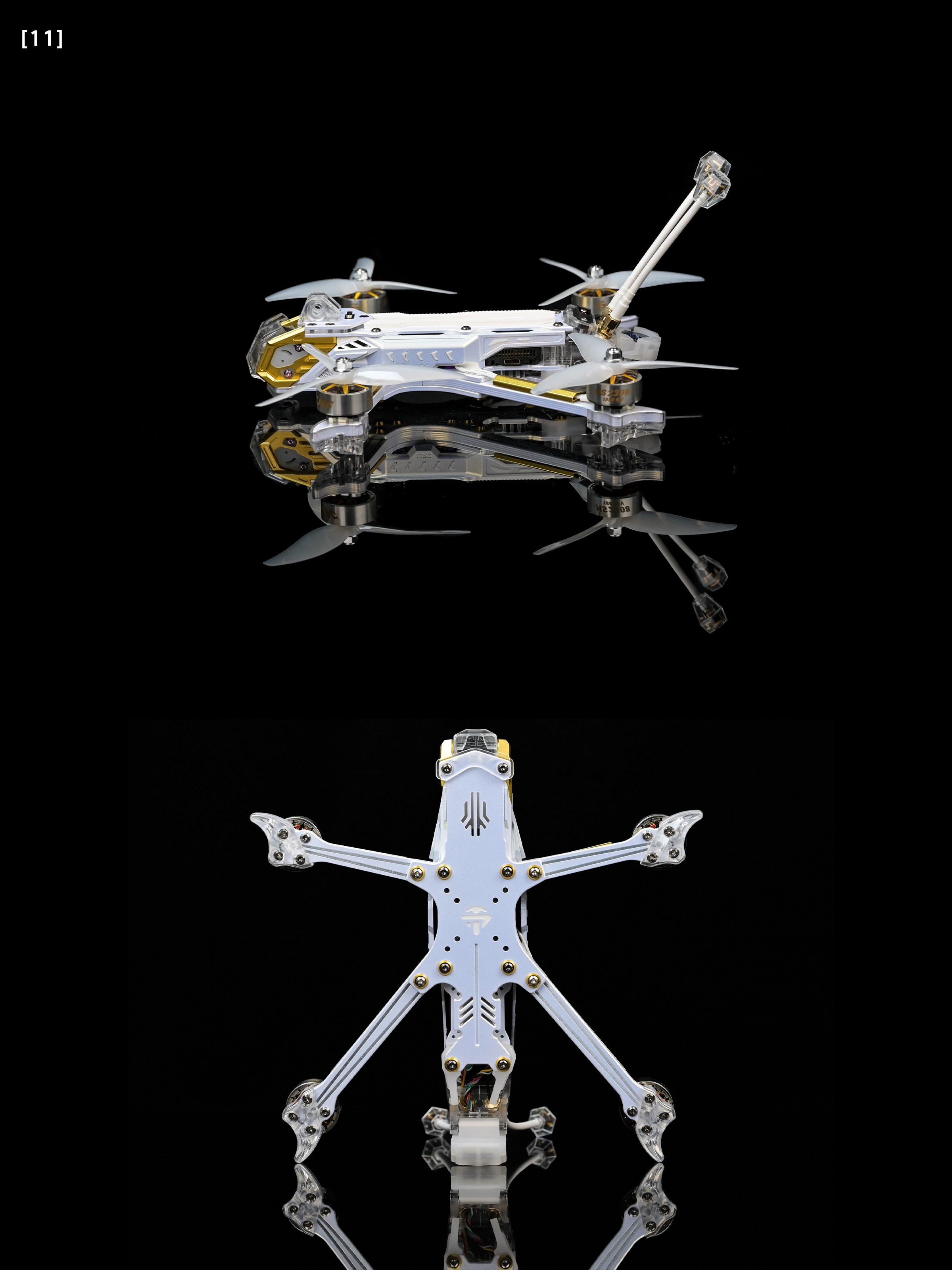 TJRC J5V2 5-Inch FPV Drone Frame Kit Compatible with O4 Pro Air Unit Waterproof