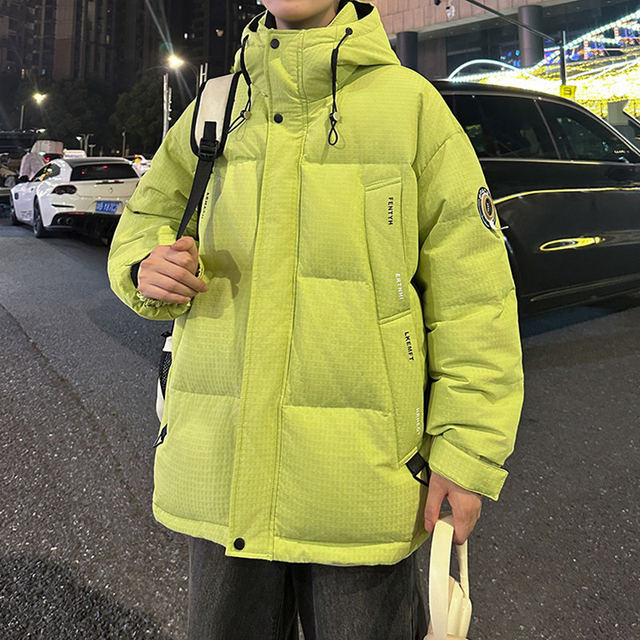 Woodpecker's new winter down jacket boys and students handsome white duck down jacket 15-year-old children thickened men's tops