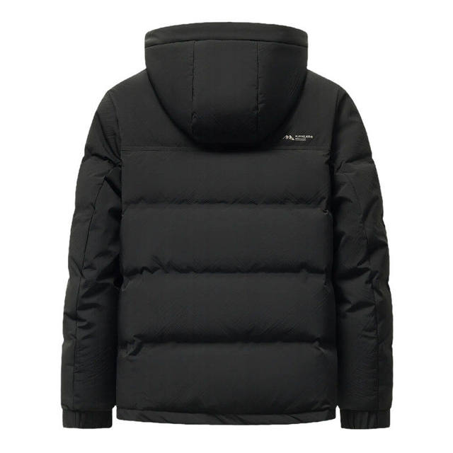 Woodpecker 2025 winter new men's thickened down jacket hooded high-fill velvet Northeast warm middle-aged dad jacket