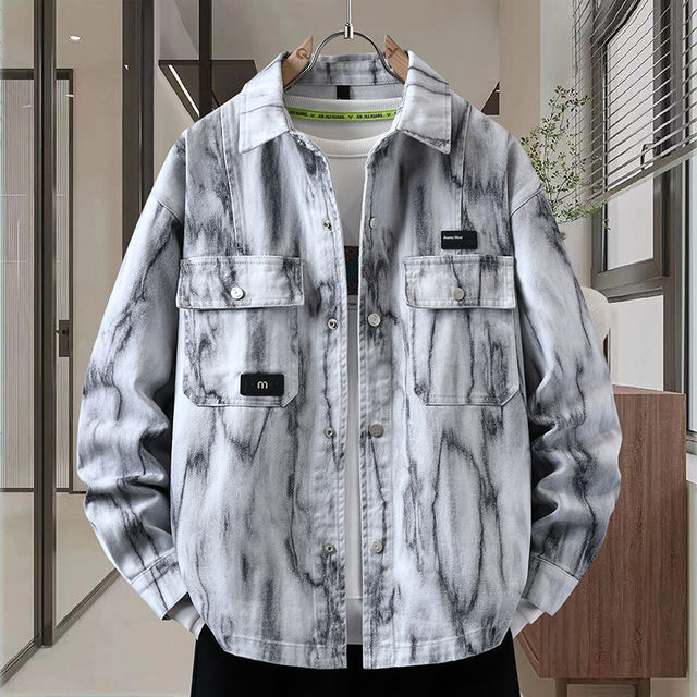 Woodpecker washed trendy brand workwear denim jacket men's spring and autumn 2026 new wear jacket autumn top