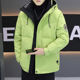Woodpecker down Jacket Men's Winter 2025 New Casual Parka Hooded Patchwork Thickened Warm Coat