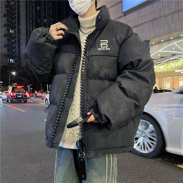 Woodpecker Winter down Cotton Jacket for Boys, Suitable for 12-15 Year Old Middle and High School Students