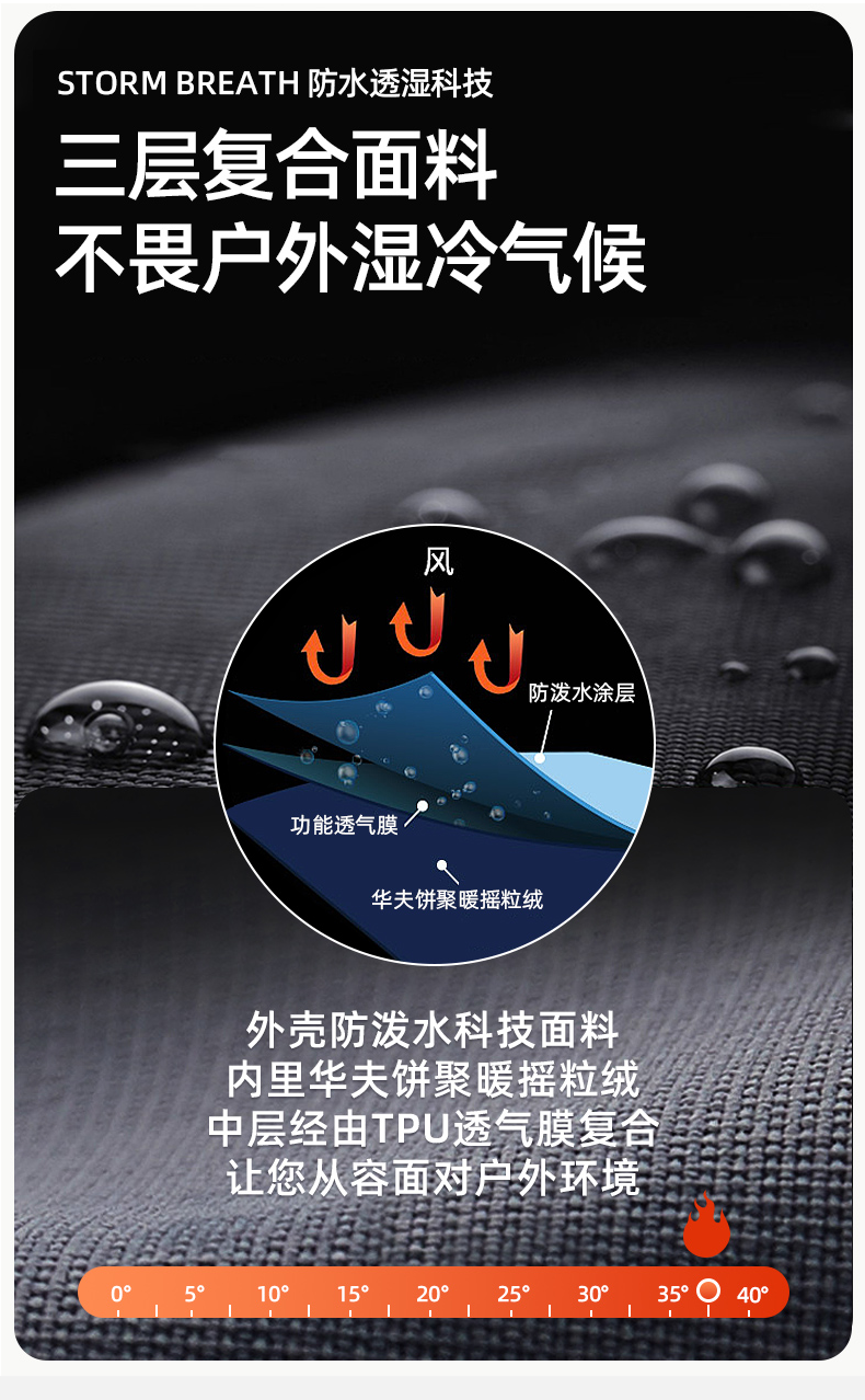 Настройка Andes 加绒夹克外套定制印字logo工作服定做企业工装diy户外保暖冲锋衣