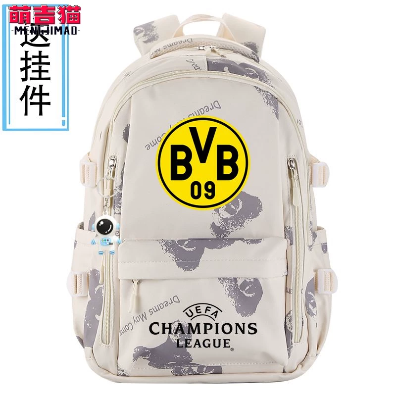 Чемпионат Лиги Европы школьный рюкзак с логотипами Manchester United Manchester City Barcelona Real Madrid для учащихся среднего и старшего школьного возраста, большой вместимости, тренировочный рюкзак для мальчиков