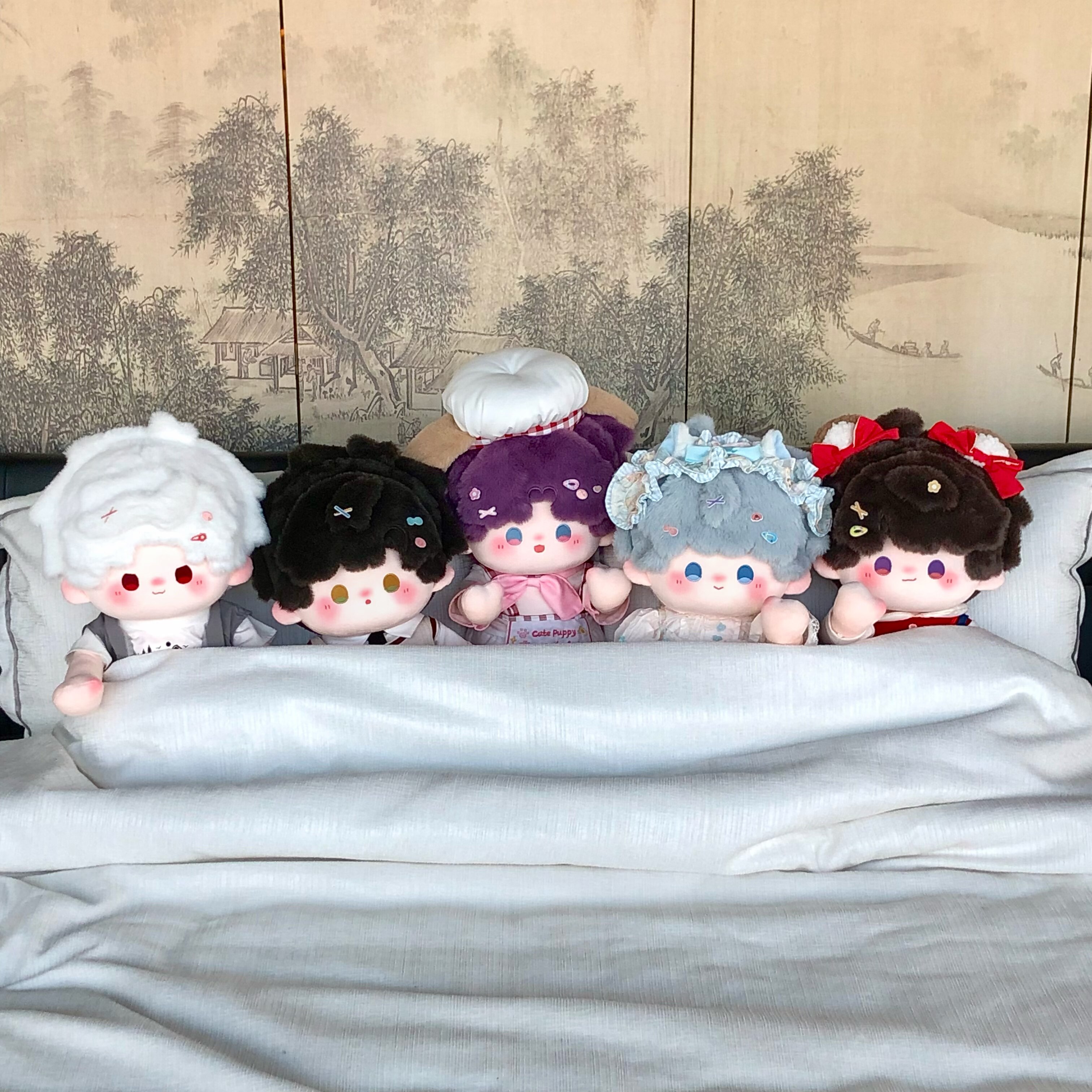 Love and Deepspace Fan-Made 19.69 in Standing Plush Dolls