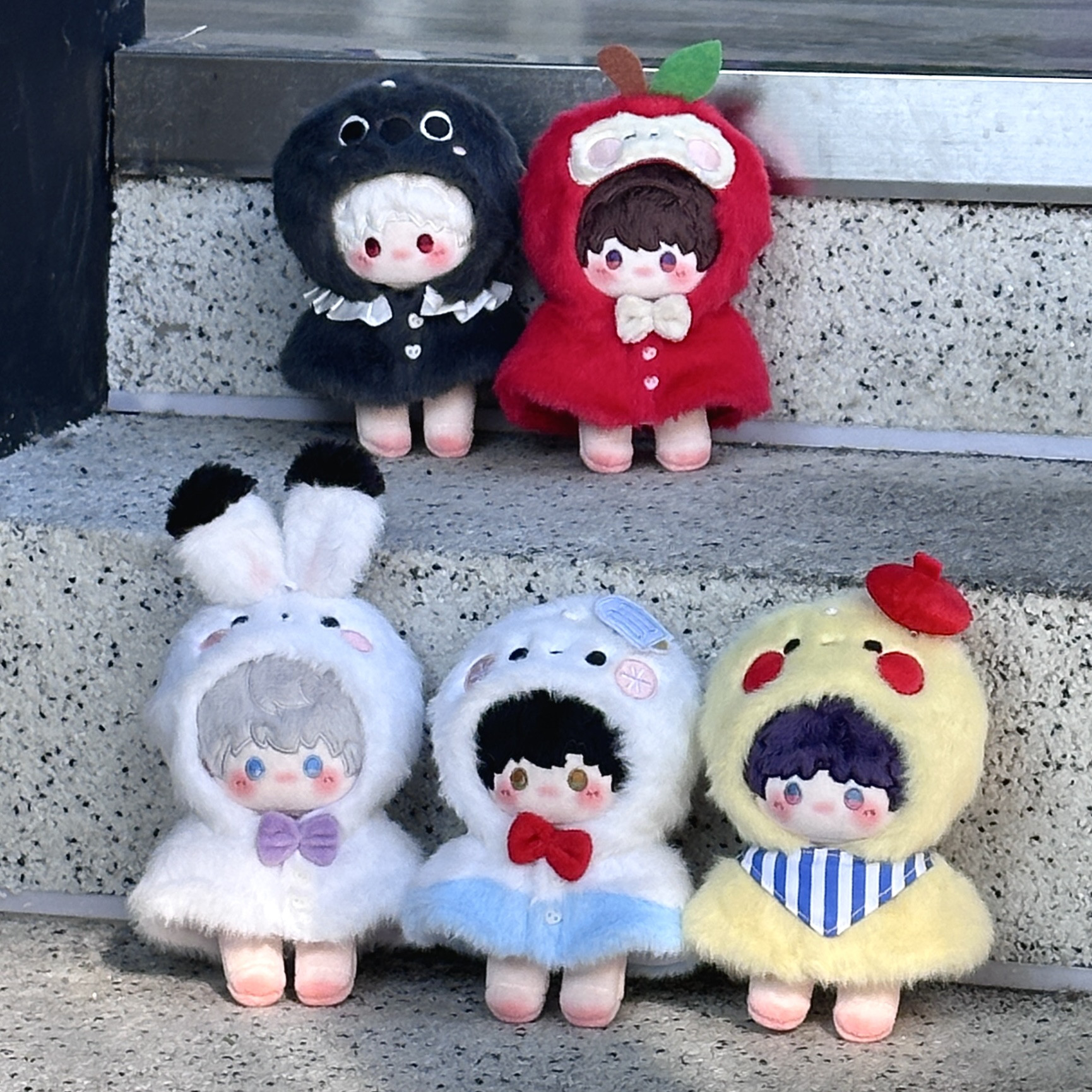 Love and Deepspace Fan-Made 3.94 in Plush Doll Cape Outfits