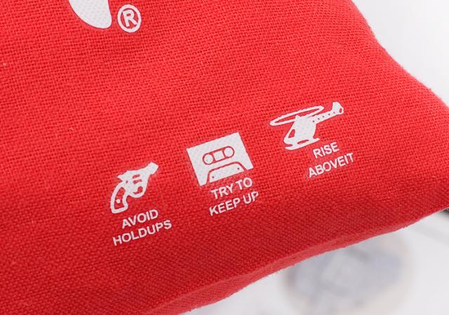 I love China red cotton storage bag glasses bag mobile phone bag outdoor bag bundle pocket sundries bag promotion