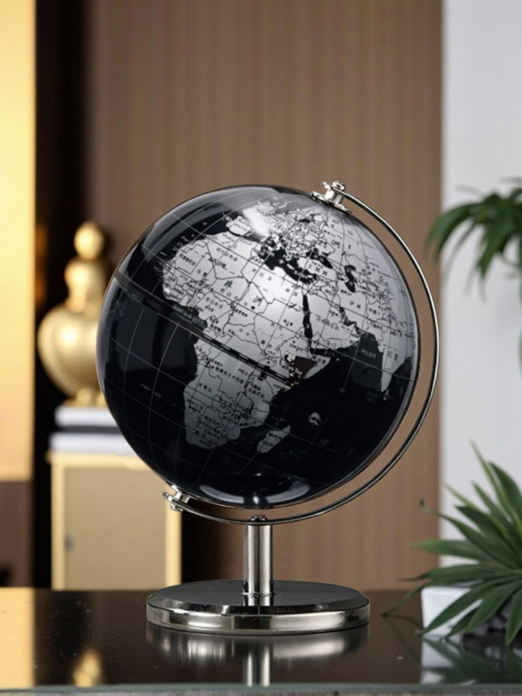 Small Globe, Modern, Simple, Light Luxury, High-End Ornament, Home Decoration, Living Room, Study Room Decoration, Office Gift