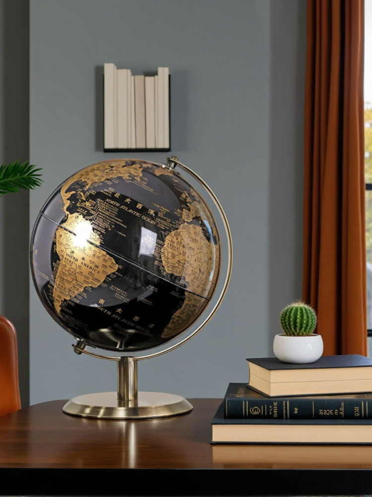 Light Luxury High-End Globe Modern Office Living Room Decoration Study Crafts Student Gifts Home Decorations
