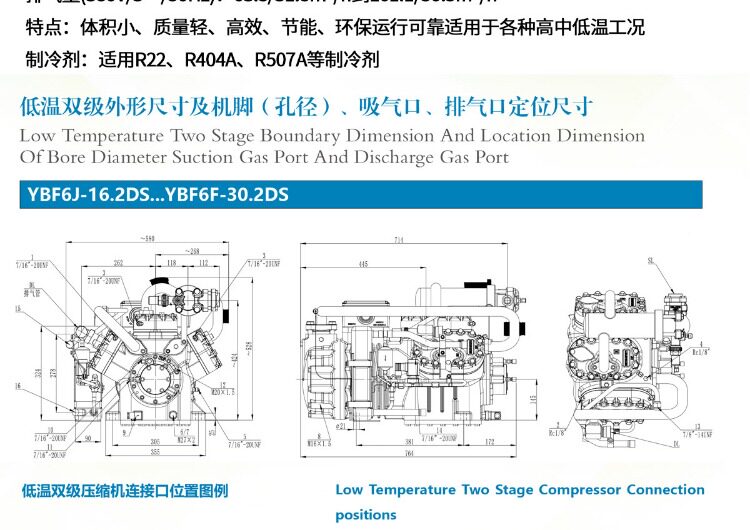 BLAIT 浙江博莱特制冷设备 专业制冷30HP低温双级机质保一年(pic2)