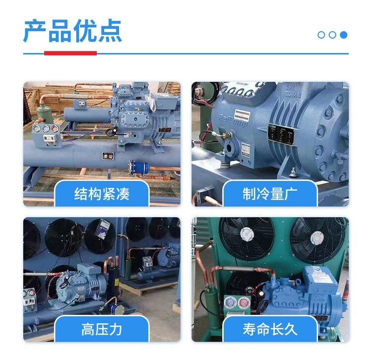 RefComp莱富康低温压缩机水冷机组 15匹冷库主机全套制冷设备配件(图4)