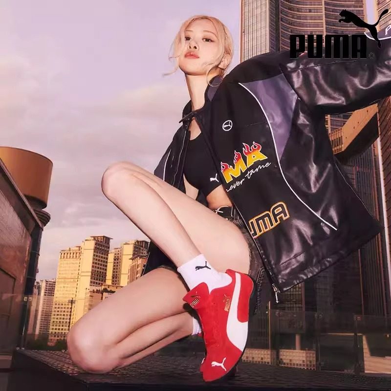 Puma Men's and Women's Shoes 26 Year of the Horse Spring Rose Park Caiying Same Style Racing Shoes Thin-Soled German Training Shoes Wedding Shoes