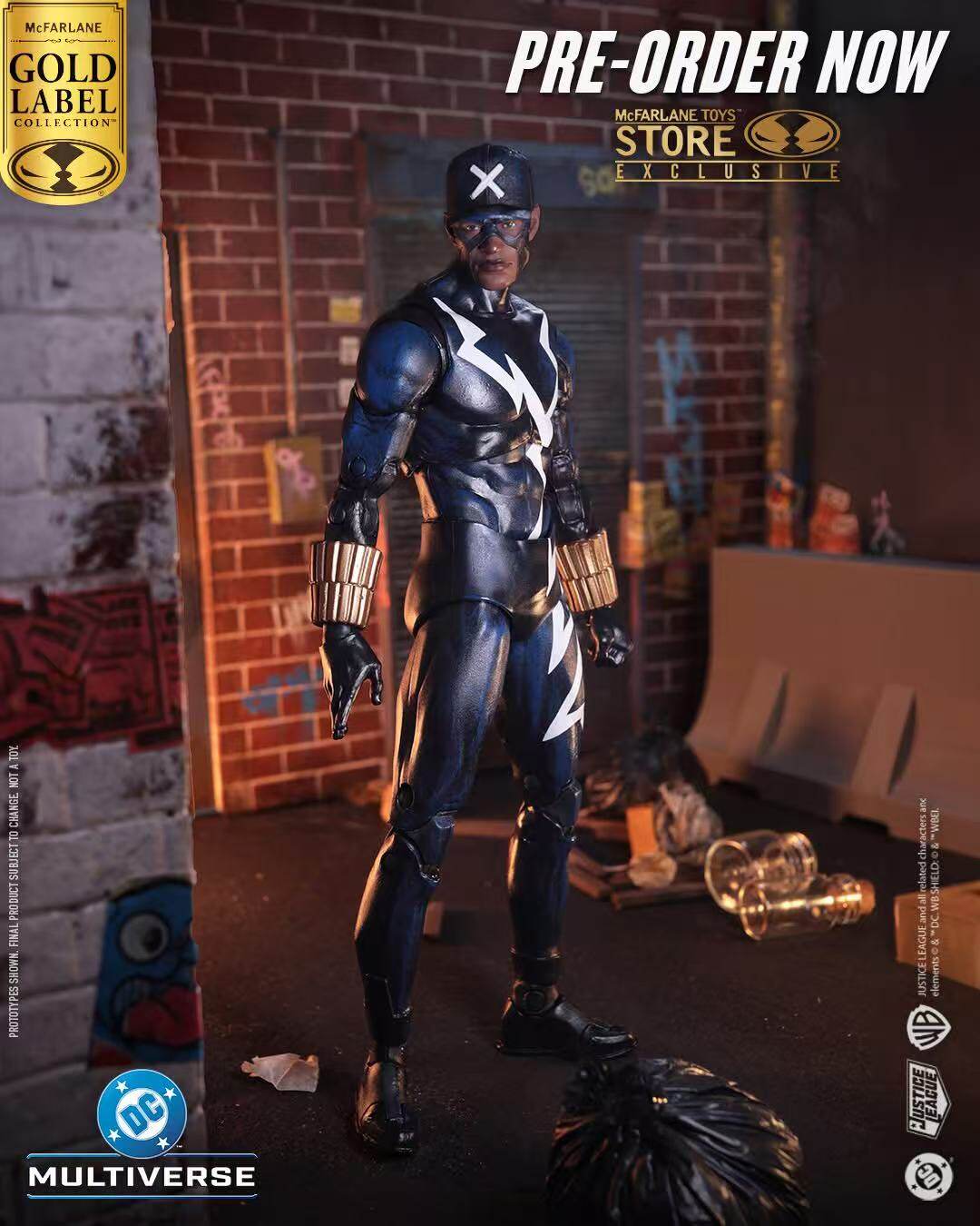 In Stock】McFarlane DC Static Shock #1 1/10 Scale Articulated