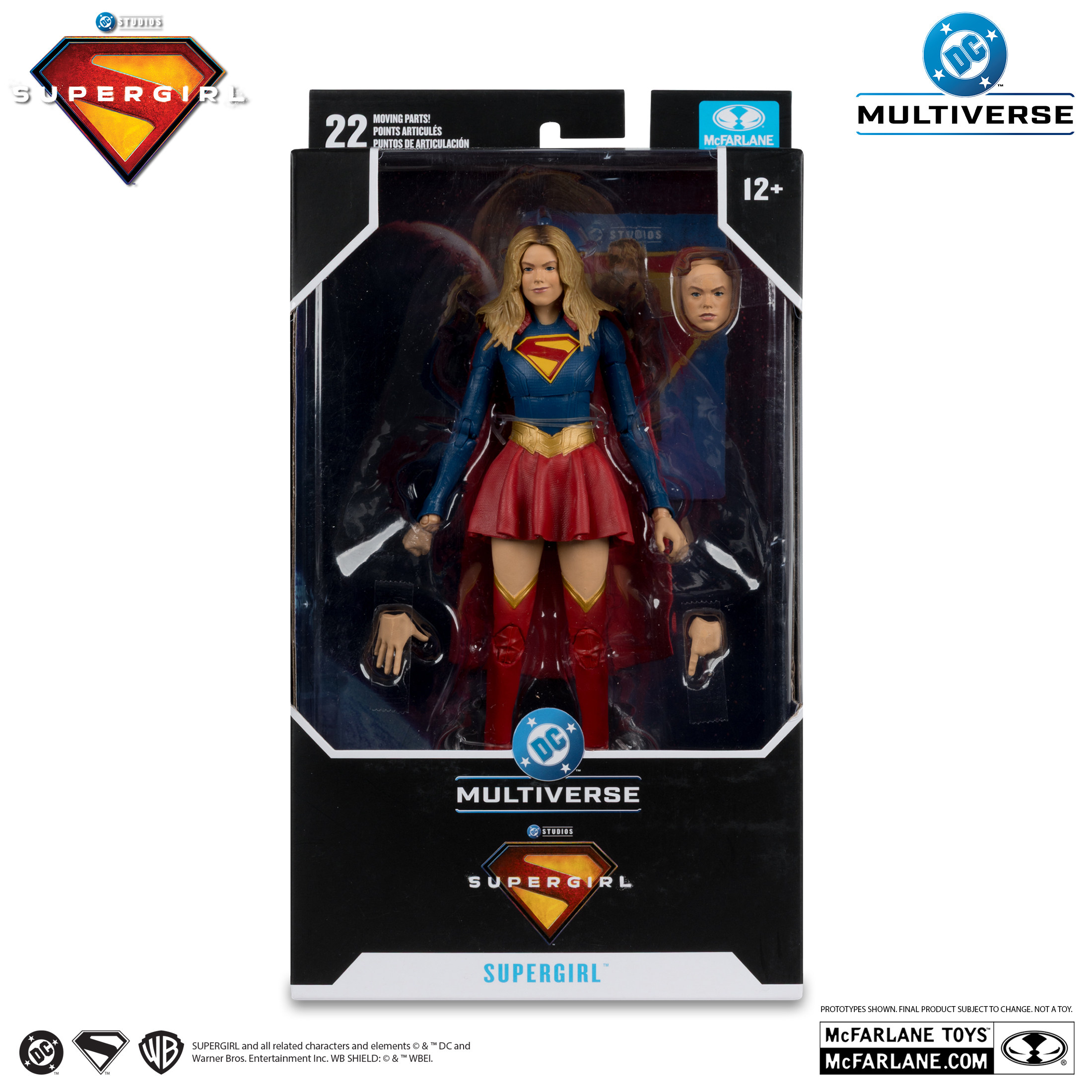 In Stock McFarlane Supergirl Movie Lobo Supergirl Villain 1/10