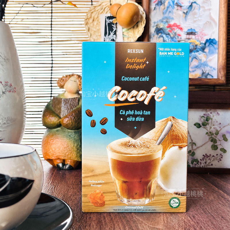 Vietnamese Coffee Rexsun Chocolate Coconut Milk Strong-Flavored Coffee Coconut Flavor Instant Coffee Office Refreshment Vietnamese Coffee Rexsun Chocolate Coconut Milk Strong-Flavored Coffee Coconut Flavor Instant Coffee Office Refreshment