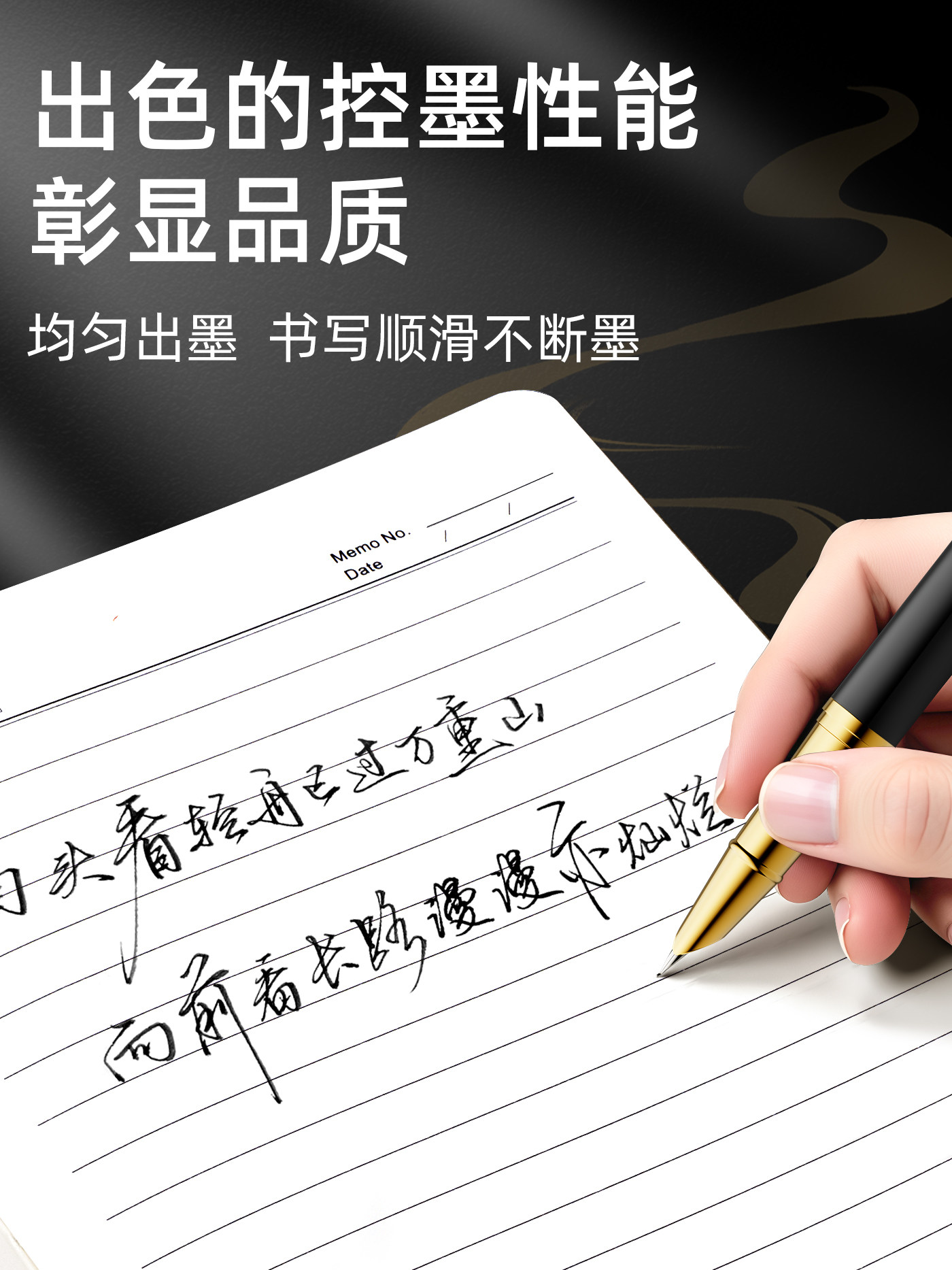 Hero Fountain Pen for Adults, High-End Men's and Women's Exquisite Hard-Tipped Calligraphy Pen, Specialized for Calligraphy Practice, High-End Art Pen with Curved Nib, Replaceable Ink Cartridges, Ink, Art Signature Pen, Top Ten Brand Flagship Store