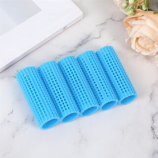 新款空气刘海卷带齿发卷子母扣圆柱型卷发工具多规格塑料卷发器