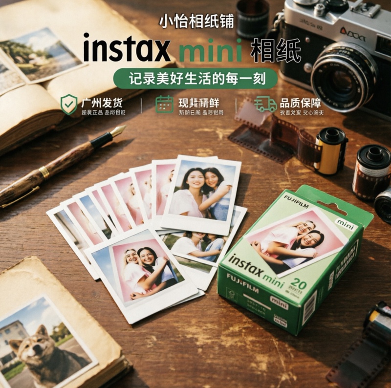 Polaroid Photo Paper Mini7/7C/Mini8/9 Photo Paper Mini11/12/90 Mini Film 3inch