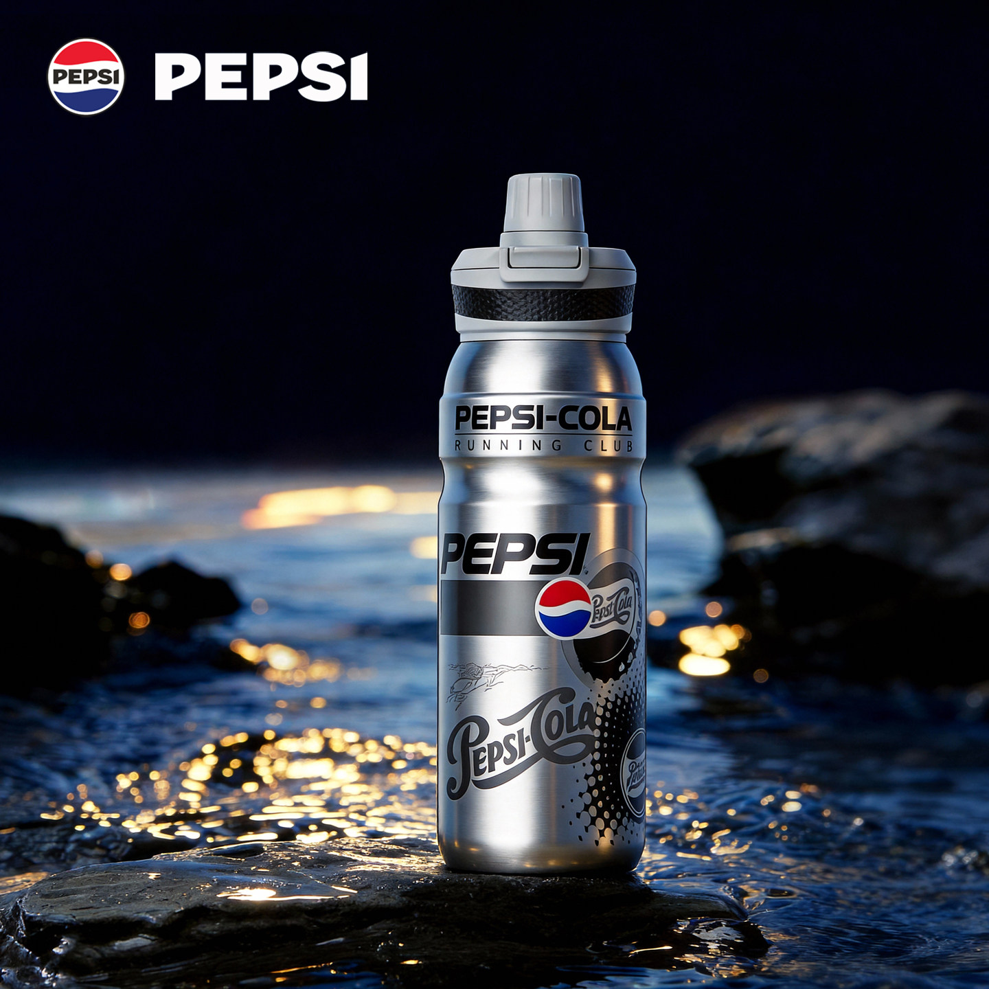pepsi Пепси термос кружка мужская студенческая 2025 новая модная крутая портативная спортивная чашка для путешествий на открытом воздухе