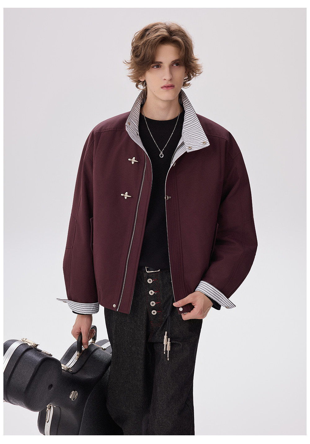 CHOR Khaki Buckle Down Jacket