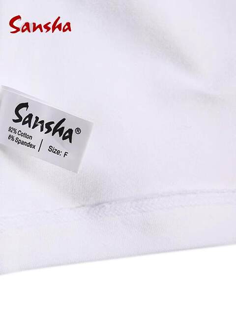 Sansha Sansha ballet dance clothes boys and girls training clothes men's long-sleeved T-shirt cotton Lycra top basic training clothes