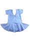 Sansha Sansha Children's Ballet Dance Suit Short Sleeve Chiffon Practice Suit One-piece Skirt Dance Bodysuit Open Crotch