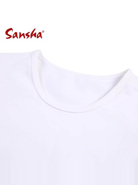 Sansha Sansha ballet dance clothes boys and girls training clothes men's long-sleeved T-shirt cotton Lycra top basic training clothes
