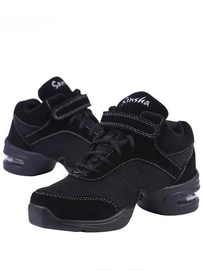 Sansha French Sansha sports dance shoes women's soft sole increased air cushion jazz dance breathable modern square dance shoes