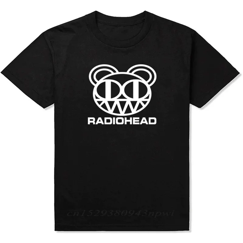 Футболка Radiohead европейская и американская рок-группа Radiohead чистый хлопок пара футболок с коротким рукавом, мужская и женская одежда